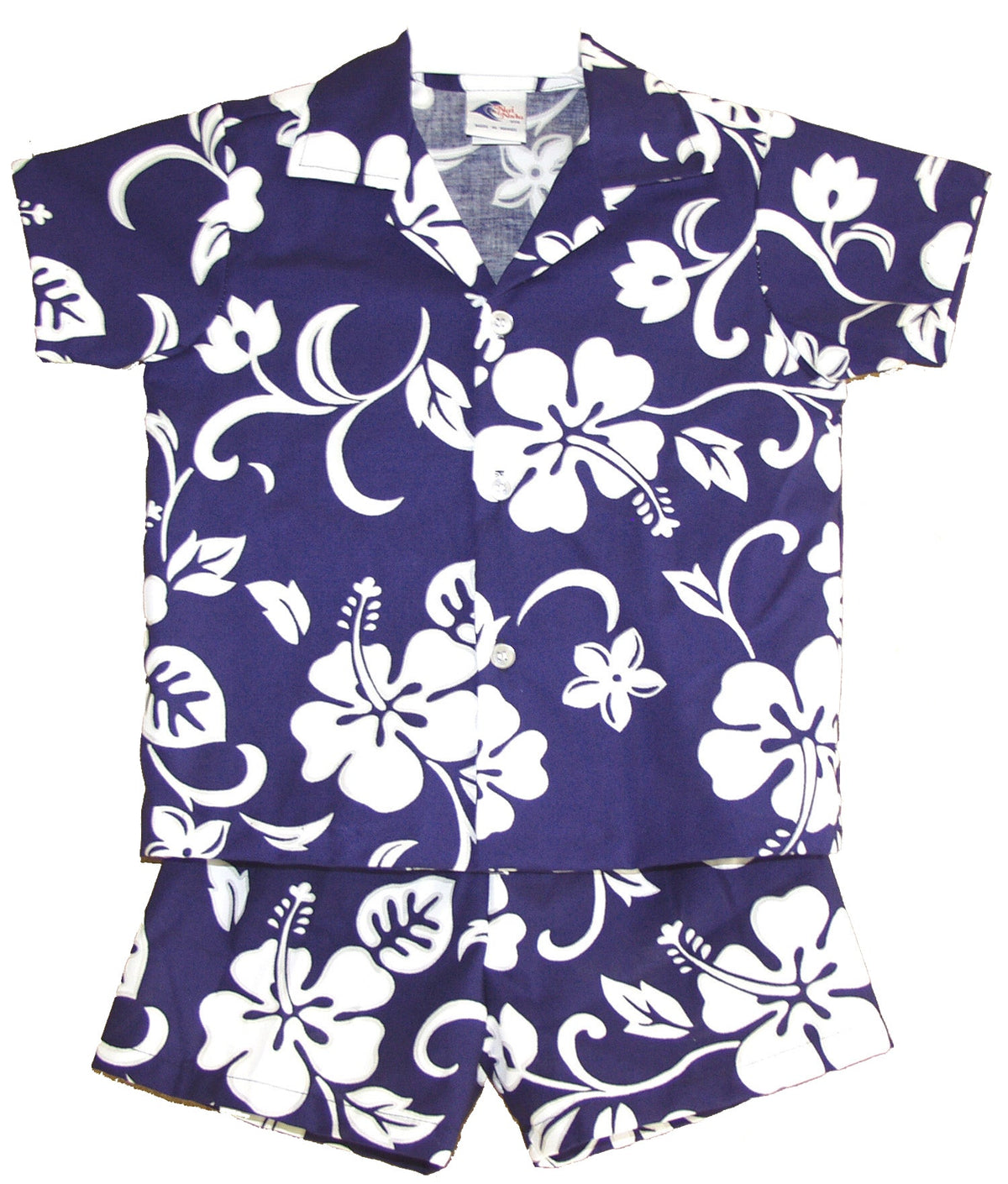 Classic Hibiscus Boy's 2pc — Boys Cabana Sets — RJC (view 4)