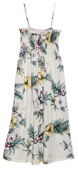 Hibiscus Stephanotis Smocked Tube Dress — Women's Sun Dresses — MauiShirts (view 4)