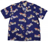 Maui Motorcycle Men's Rayon — Men's Rayon Shirts — Paradise Found