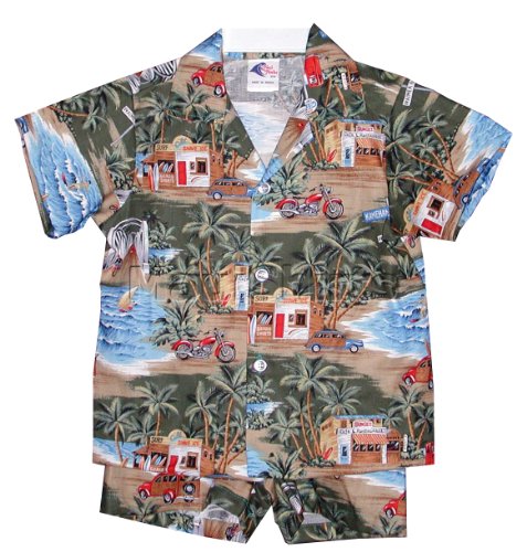 Shave Ice Shack Boy's 2pc — Boys Cabana Sets — RJC (view 5)