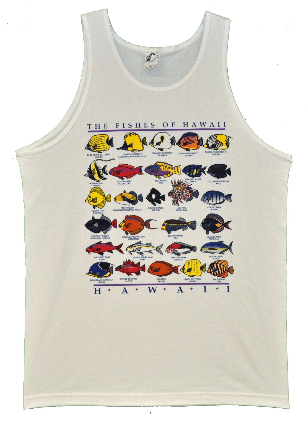 Fishes of Hawaiian Islands Tank Top — Tank Tops — RJC (view 6)