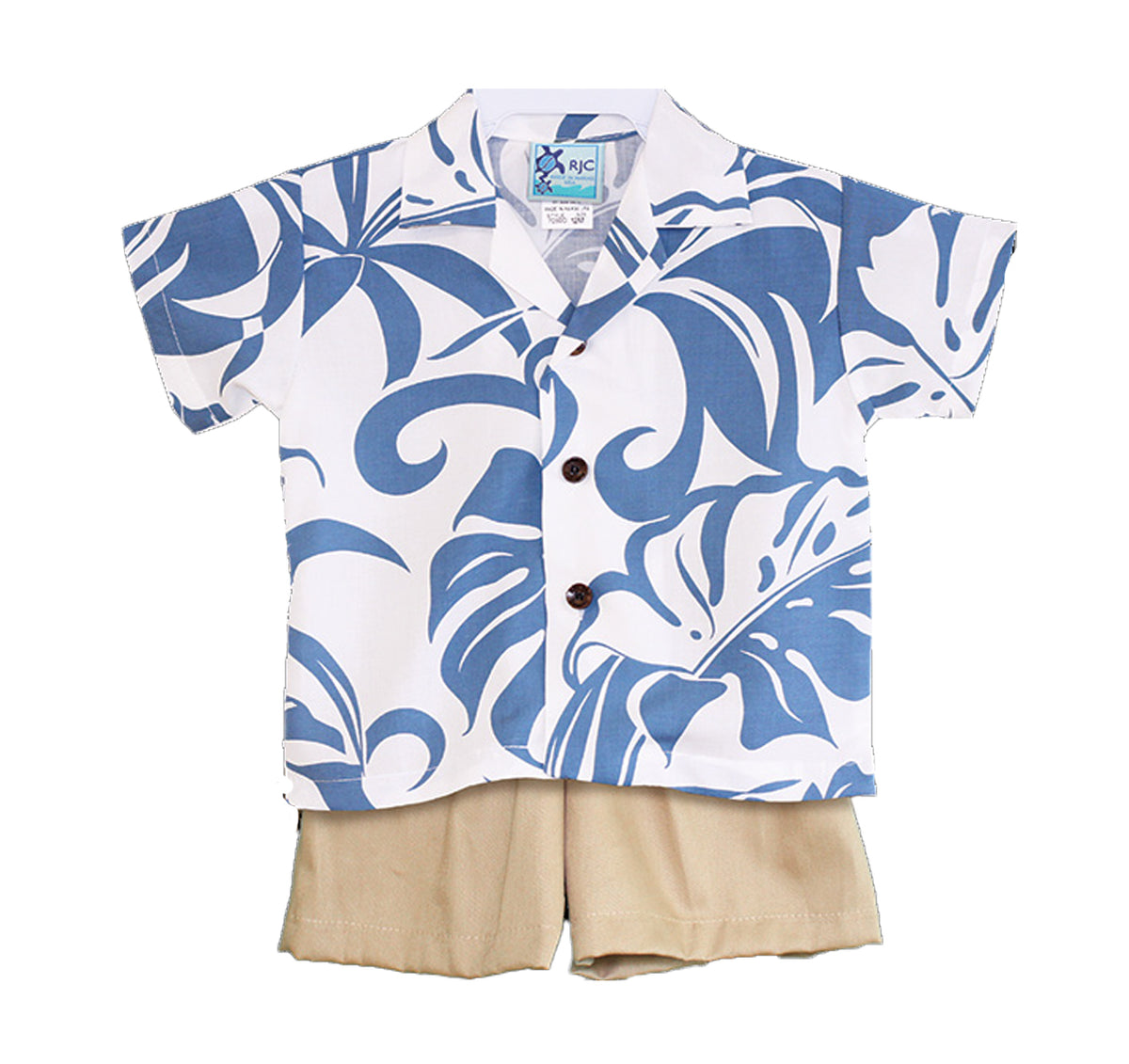 Delicate Tropical Boy's 2pc Set