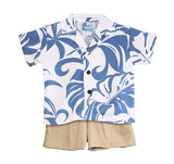 Delicate Tropical Boy's 2pc Set