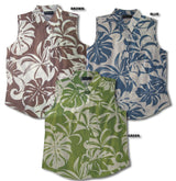 Delicate Tropical Women's Sleeveless Blouse
