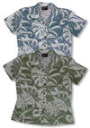 Family Print - Delicate Tropical Women's Aloha Blouse