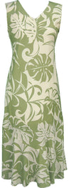 Delicate Tropical Fit and Flare Dress
