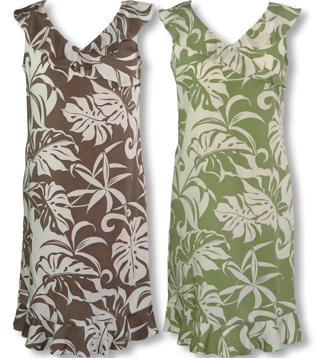 Delicate Tropical Sheath Dress