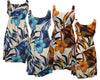 Delightful Hibiscus empire tie front