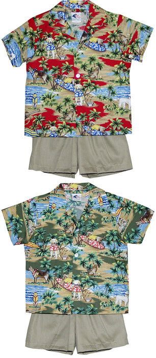 Doggie Surf Board boy's 2pc