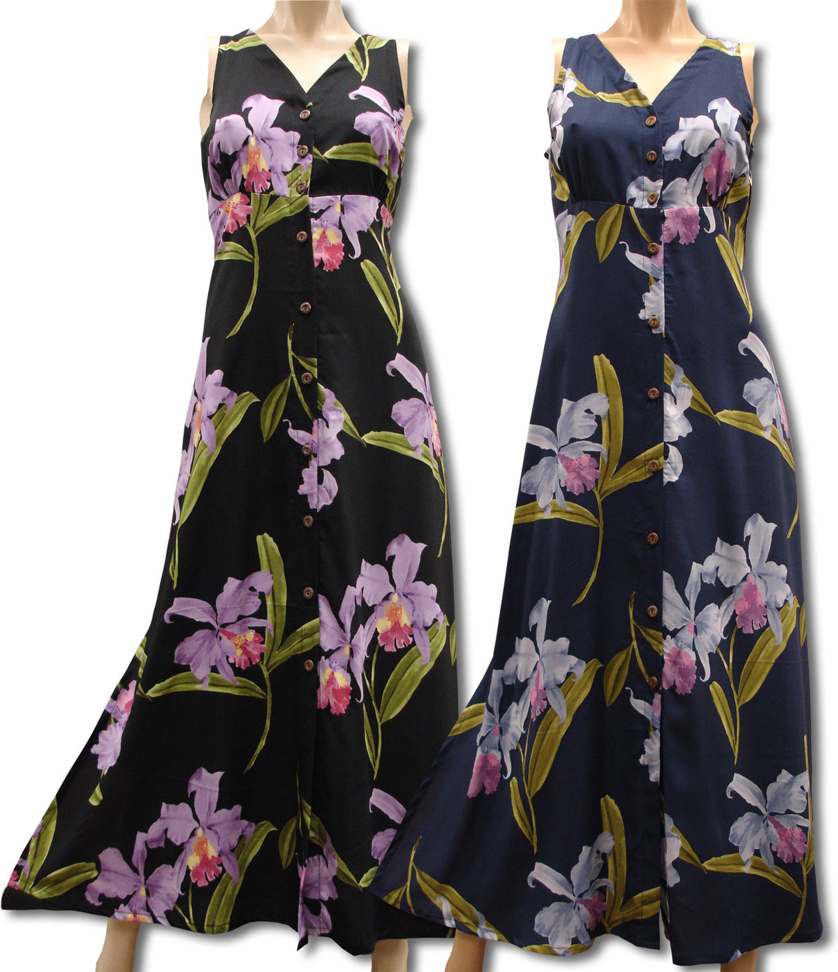Double Orchid Empire Tie Back