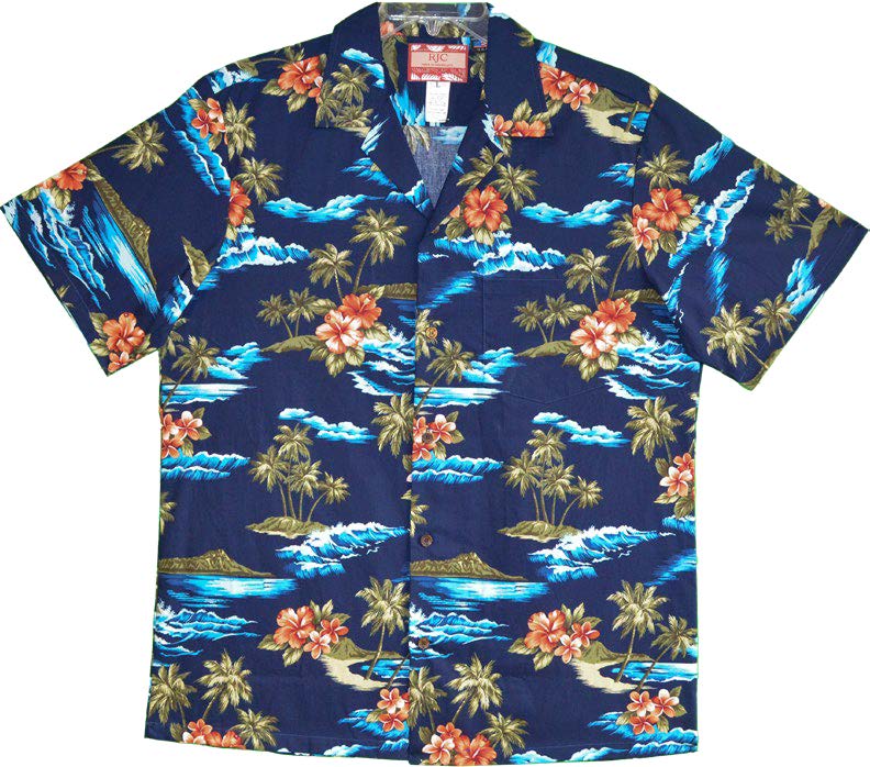 Lost Island Hawaiian Mens Shirt — Men's Cotton Shirts — RJC (view 5)