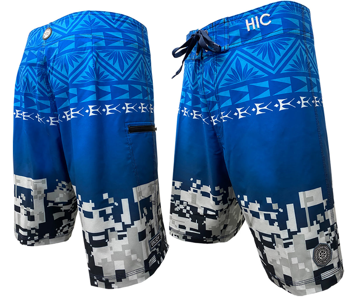 20" Digitial Coast 8 Way Stretch HIC Board Shorts — Boardshorts — HIC (view 9)