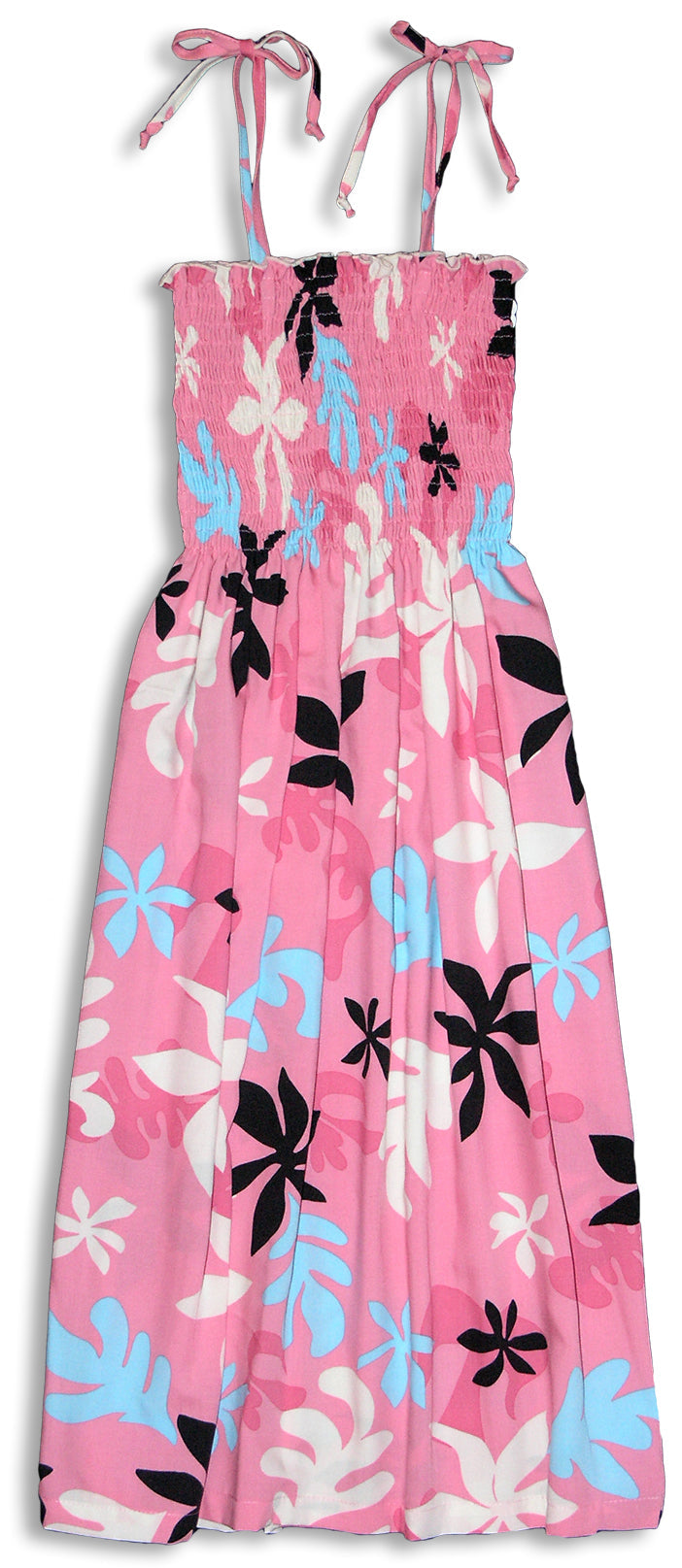 Spring Floral Smocked Tube Dress — Women's Sun Dresses — MauiShirts