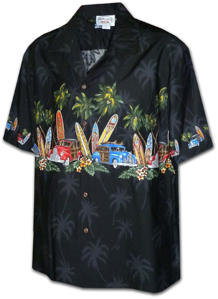 Old Time Woodie Surfboard Boy's Shirt — Boys Shirts — MauiShirts