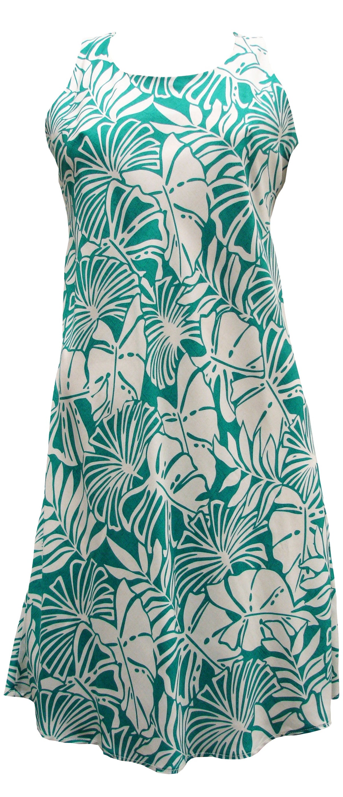 Pareau Leaves Women's Short Tank Flared Dress — Women's Tank Dresses — Paradise Found