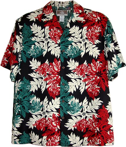 Christmas Snowflake Men's Shirt — Men's Rayon Shirts — RJC (view 9)