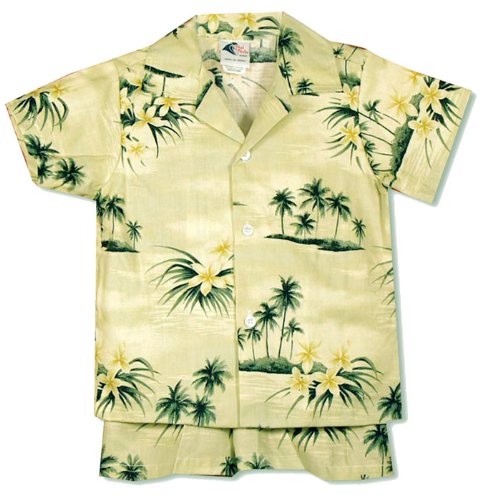 Plumeria Island boy's 2pc — Boys Cabana Sets — RJC (view 9)
