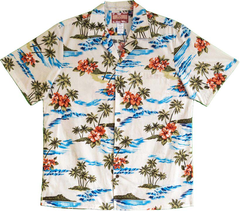 Lost Island Hawaiian Mens Shirt — Men's Cotton Shirts — RJC (view 4)