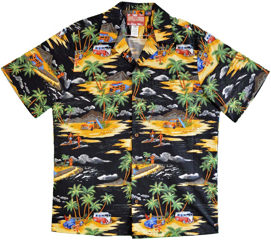 Stranded Woodie Island Shirt — Men's Cotton Shirts — RJC