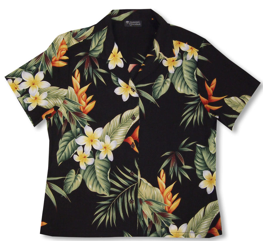 Enchanting Tropical Women's Camp Shirt