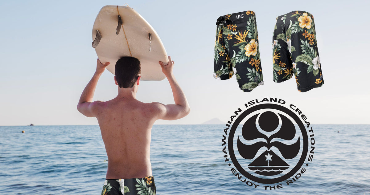 19" Kukui 8 Way Stretch HIC Board Shorts — Boardshorts — HIC (view 3)