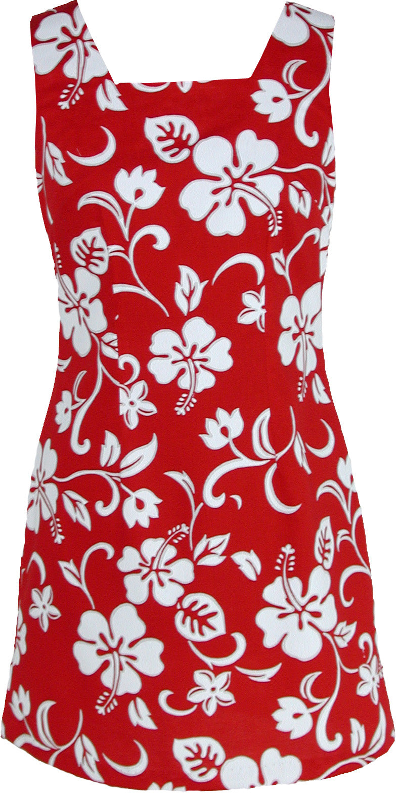 Classic Hibiscus Women's A-Line Hawaiian Dress