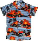 Kilauea Big Island Volcano Boy's 2pc — Boys Cabana Sets — RJC (view 11)