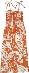 Bold Beach Botanic II Smocked Tube Dress — Women's Sun Dresses — MauiShirts