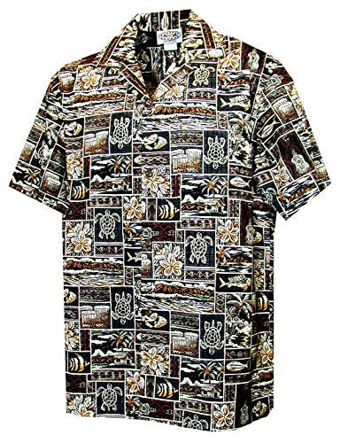 Ancient Hawaiian Memory Men's Shirt — Men's Cotton Shirts — Pacific Legend (view 5)