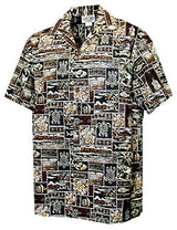 Ancient Hawaiian Memory Men's Shirt — Men's Cotton Shirts — Pacific Legend (view 7)