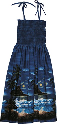 Moonlight Surf Smocked Tube Dress — Women's Sun Dresses — MauiShirts (view 9)