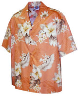 Plumeria Hibiscus Feather Fern Women's Shirt — Women's Cotton Shirts — MauiShirts