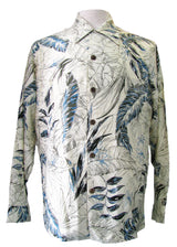 Helconia Sketch Men's Long Sleeve Shirt — Men's Long Sleeve Shirts — Paradise Found (view 3)