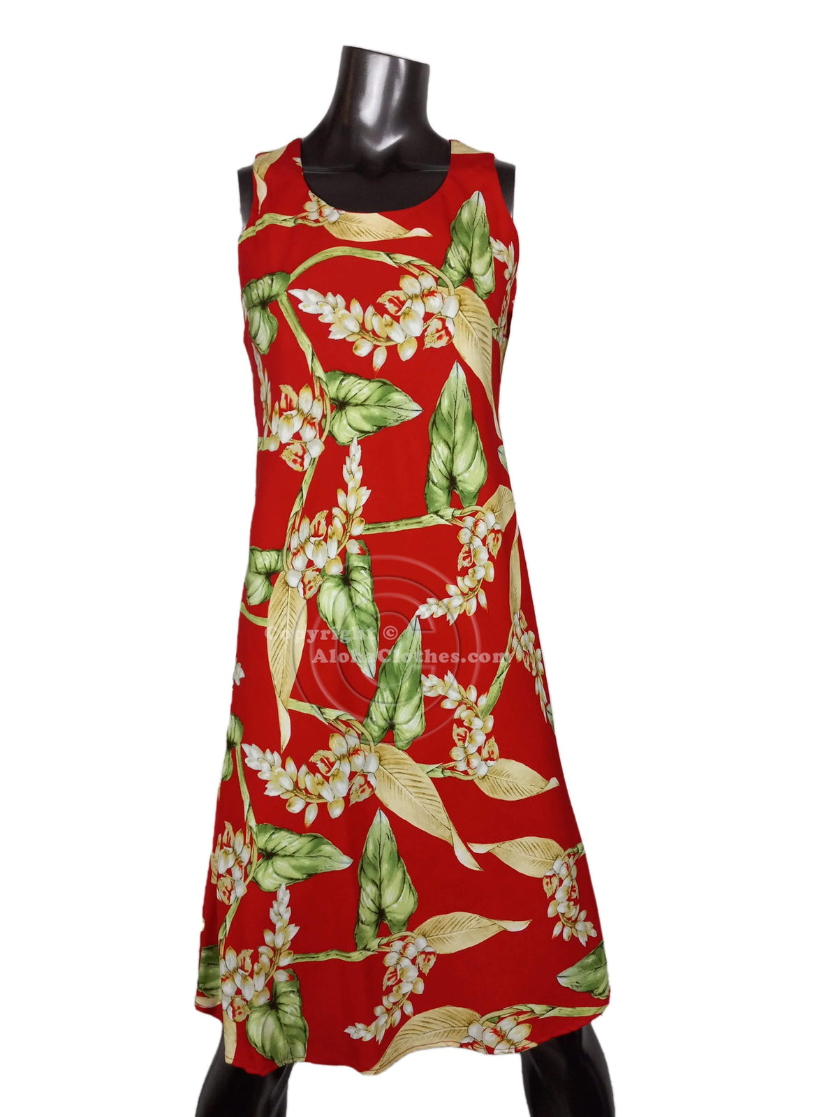 Shell Ginger Women's Short Tank Flared Dress — Women's Tank Dresses — Paradise Found (view 3)