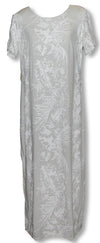 Fern Leaf Garden Elegant Column Dress