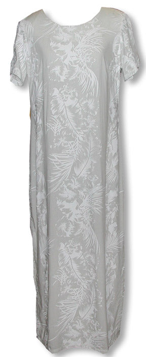 Fern Leaf Garden Elegant Column Dress