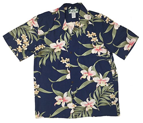 Pali Orchid men's Hawaiian shirt — Men's Rayon Shirts — RJC