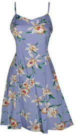 Star Orchid Empire Fit Princess Flared — Women's Empire Waist Dresses — Paradise Found (view 4)