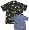 Fighter Airplanes WWII Men's vintage aloha shirt