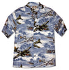 Fighter Bomber Airplane II Men's Hawaiian Shirt