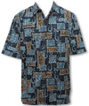 Fish Hooks Hawaiian Style Go Barefoot Cotton Aloha Shirt
