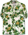 Fresh Pineapples men's rayon aloha shirt