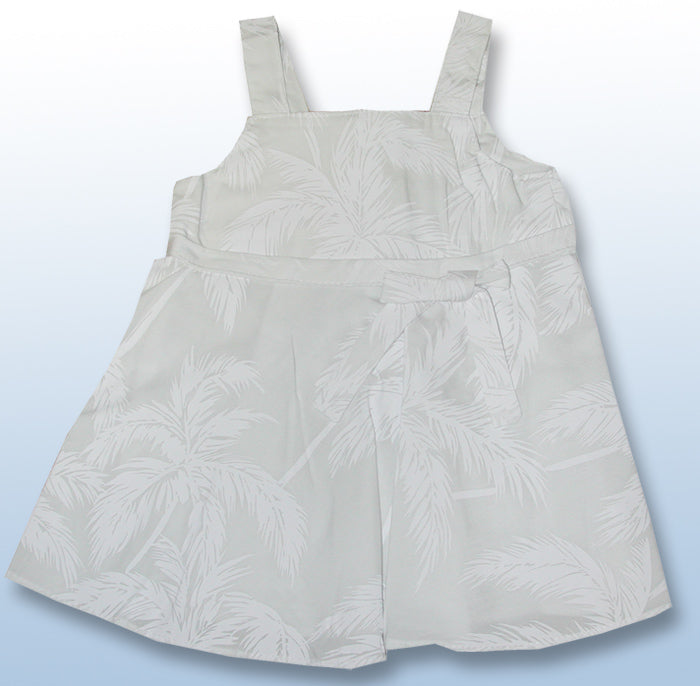 Palm Trees Girl's Flare Dress