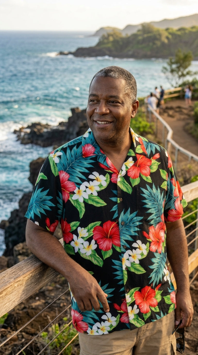 Grand Hibiscus Mens Shirt