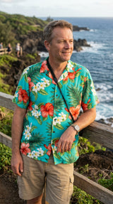 Grand Hibiscus Mens Shirt