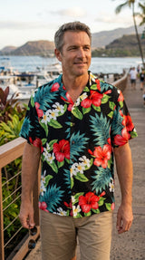 Grand Hibiscus Mens Shirt
