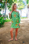 Rainbow Circle of Love Drop Waist Boho Dress