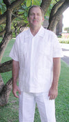 Guayabera Men's Four Pocket Shirt