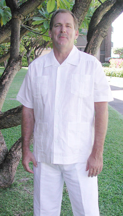 Guayabera Men's Four Pocket Shirt