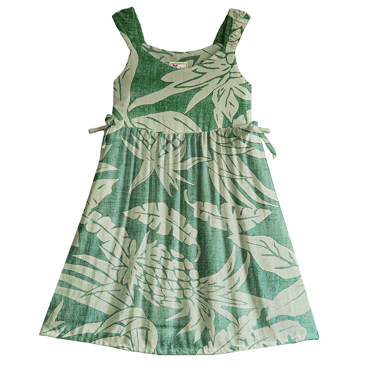 Hala Pineapples Girls Elastic Strap Dress